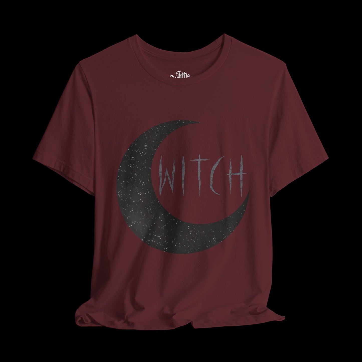 Witch (galaxy moon black/navy) Tee