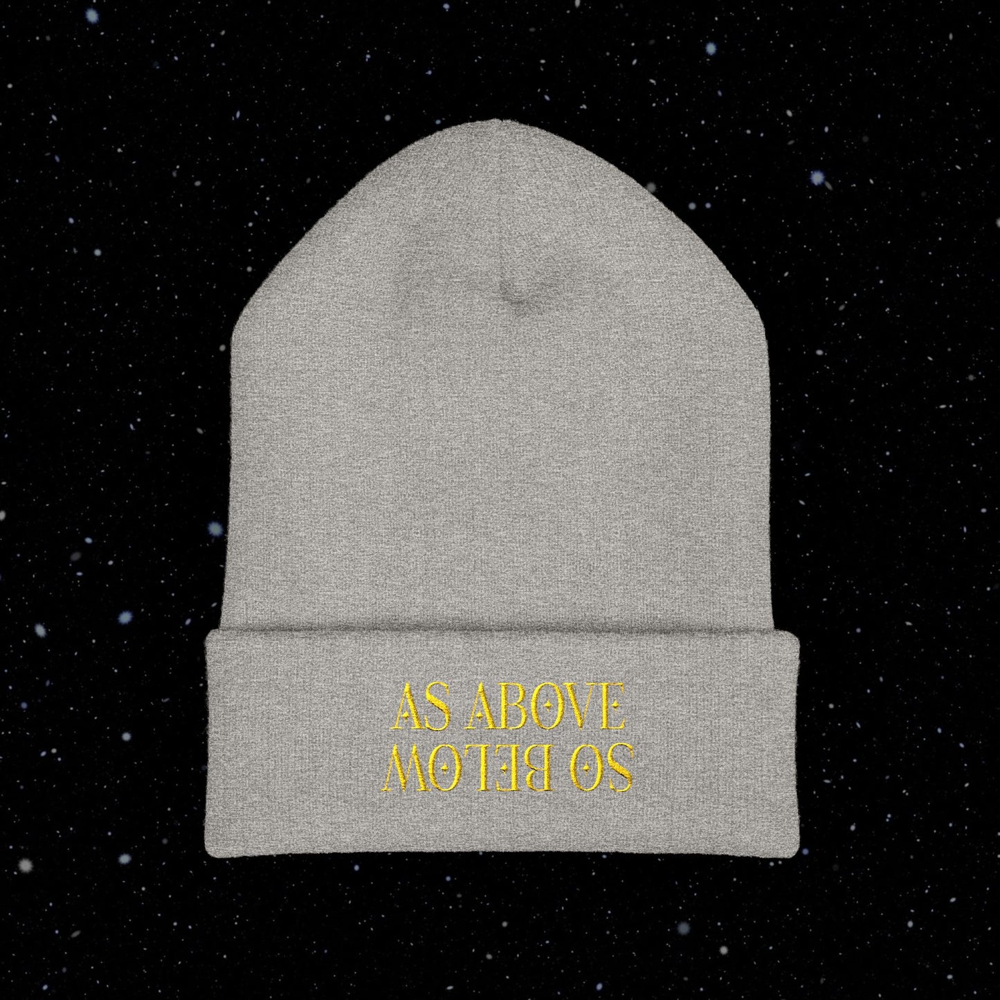 As Above, So Below Beanie (Embroidery)