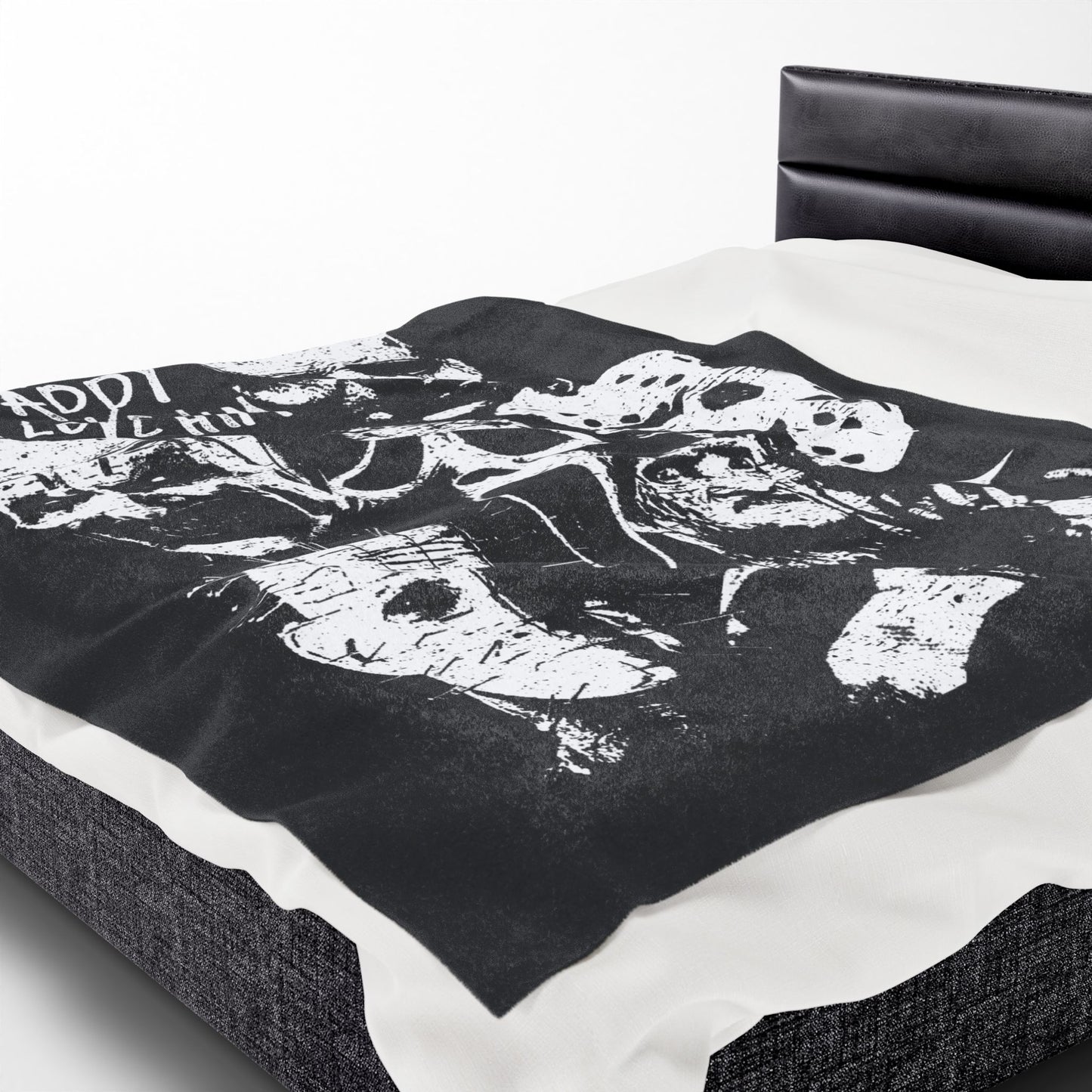 Daddy I Love Him Velveteen Plush Blanket