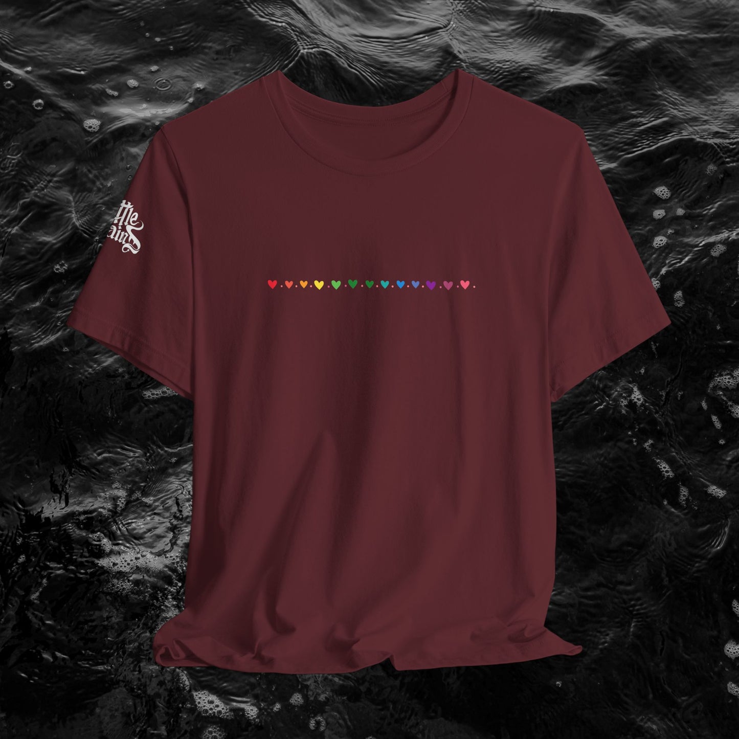 Rainbow Heart Unisex Tee