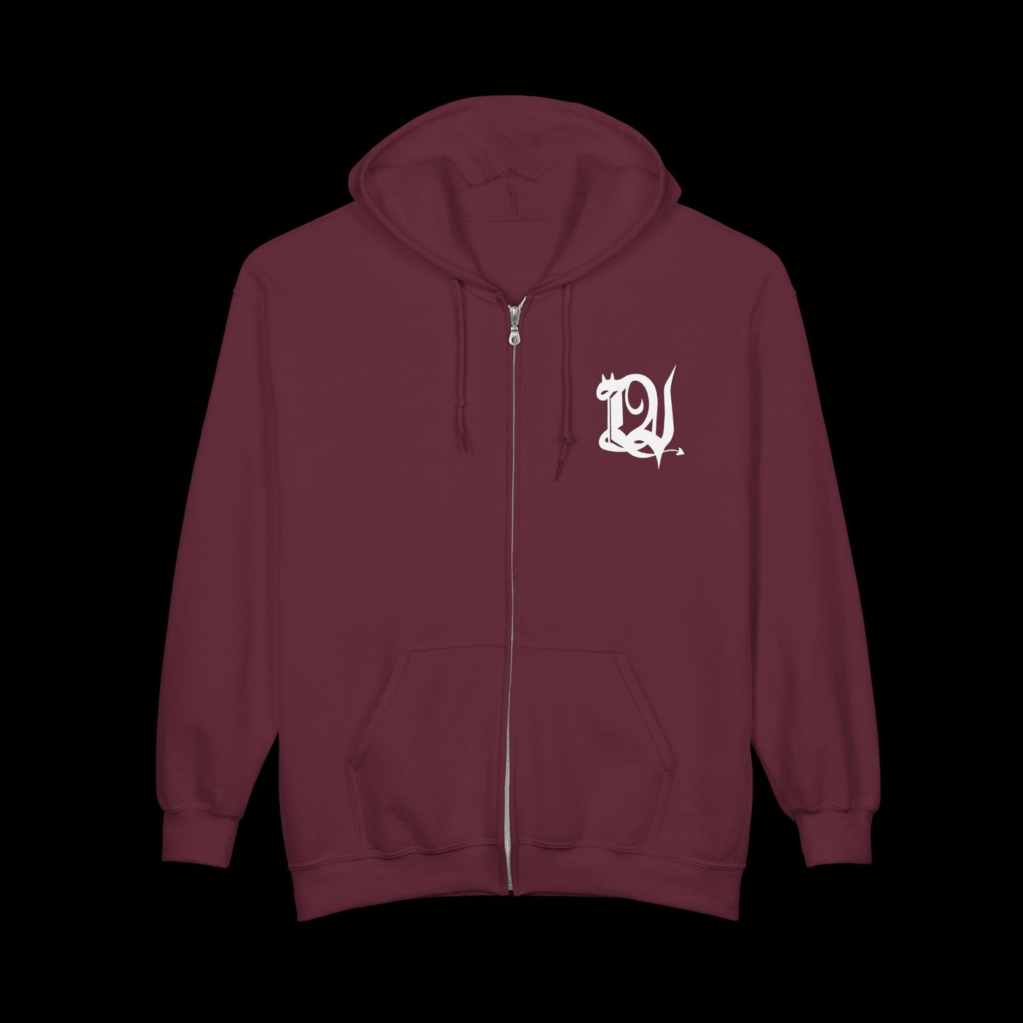 Little Villains (lrg back) Unisex Full Zip Hoodie
