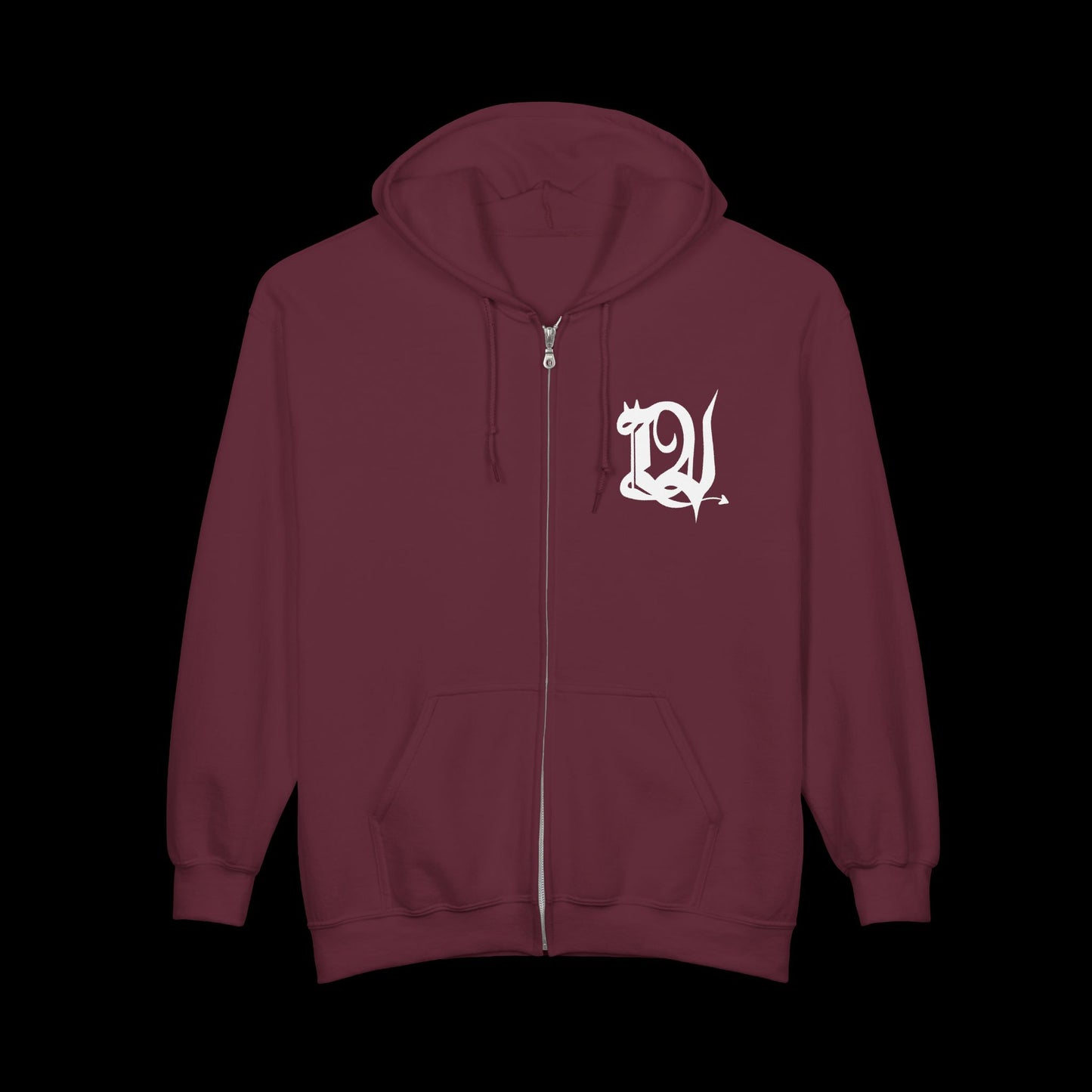 Stay Weird (back) Unisex Full Zip Hoodie