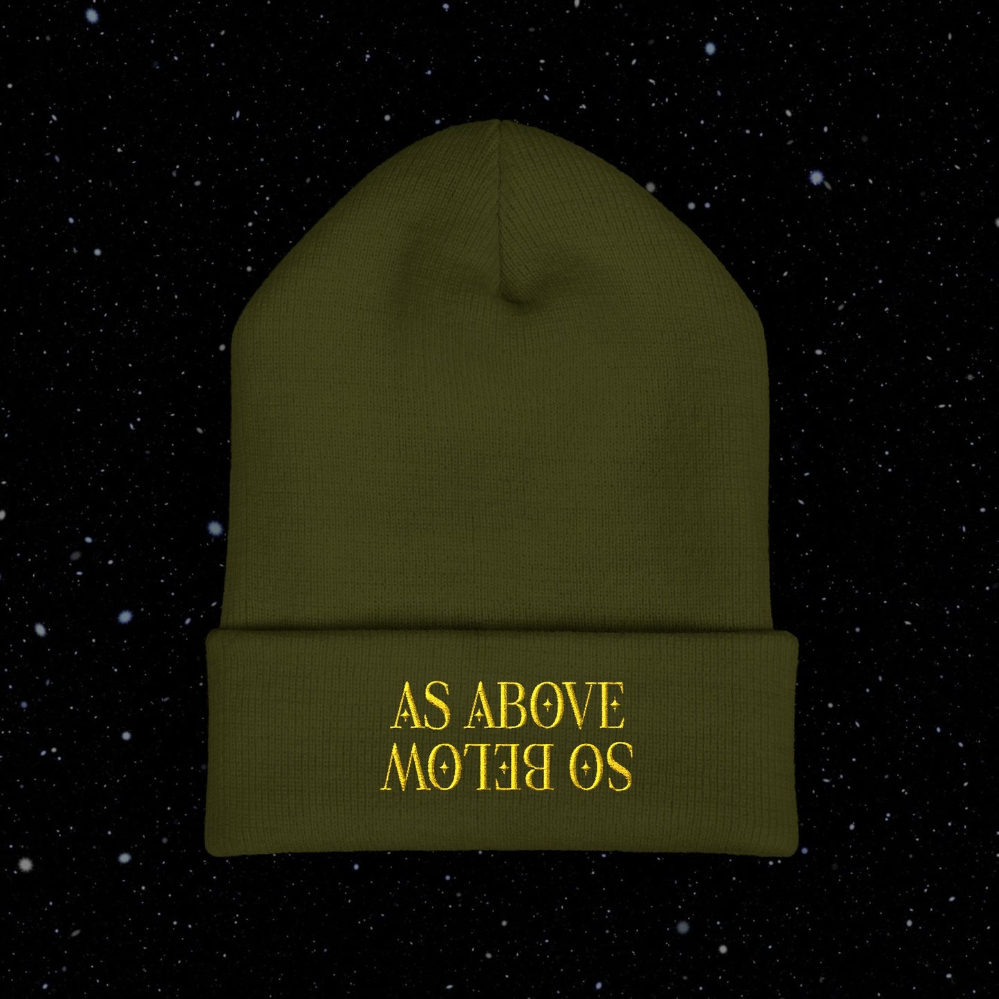 As Above, So Below Beanie (Embroidery)