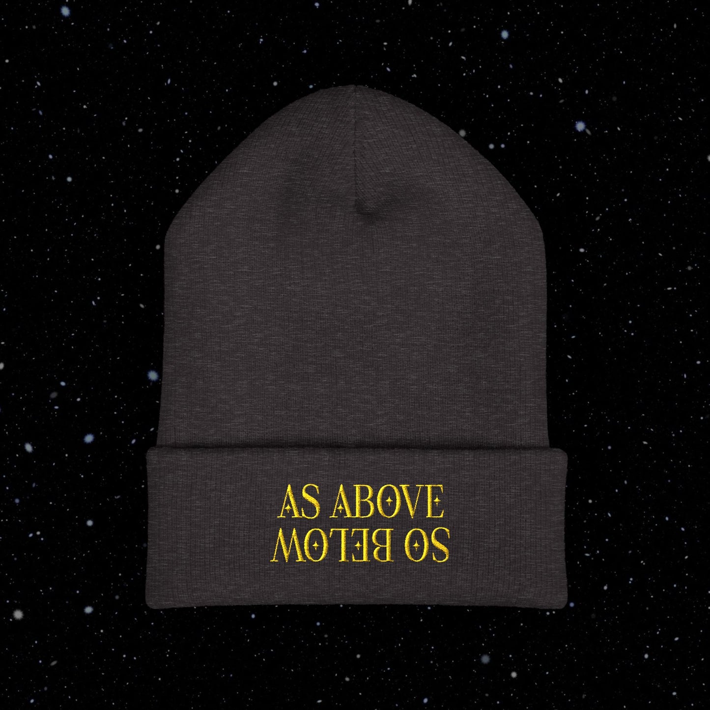 As Above, So Below Beanie (Embroidery)