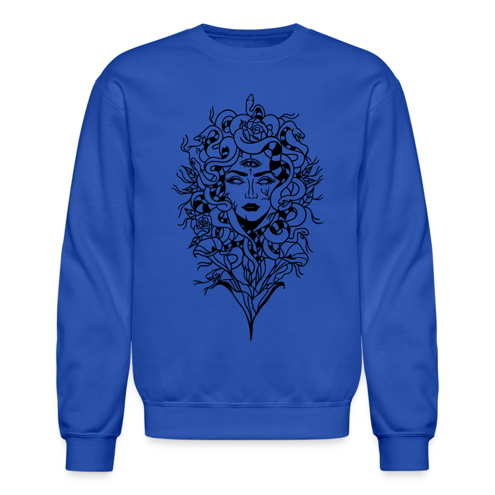 Medusa Unisex Crewneck - royal blue