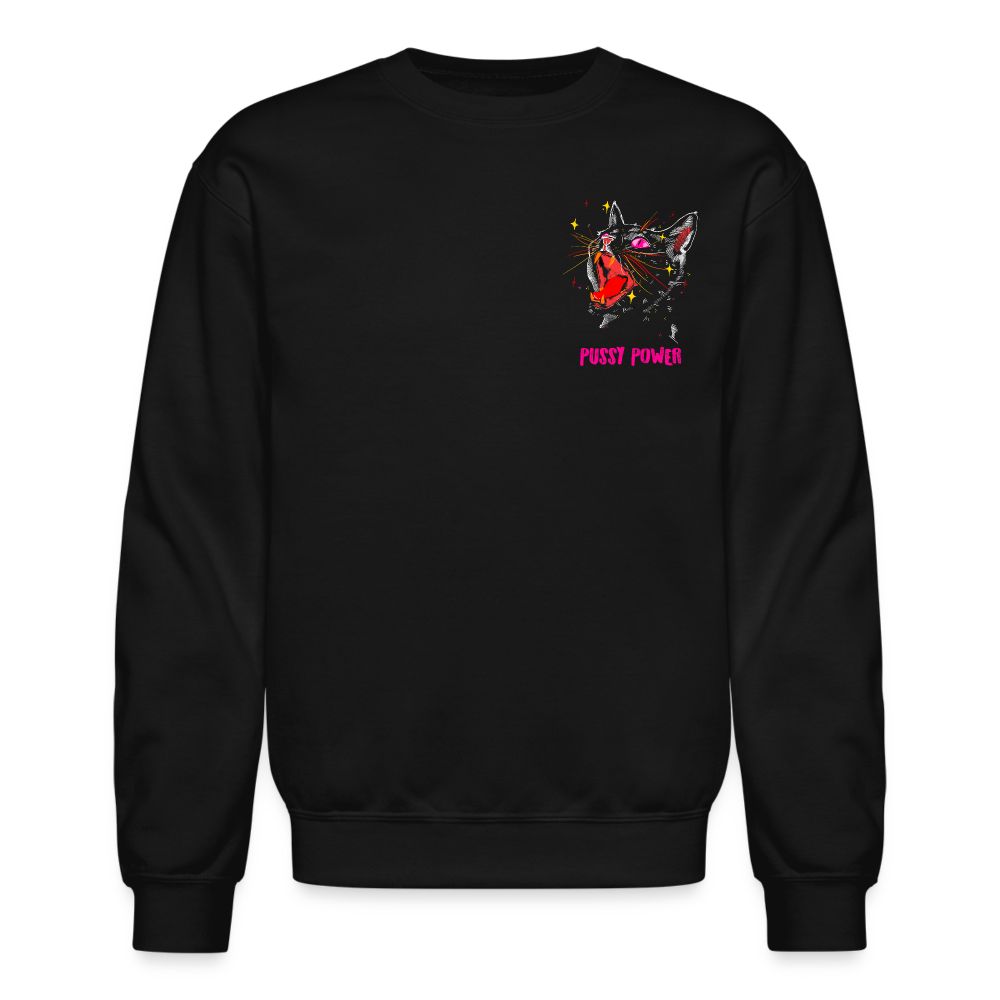 Pussy Power Unisex Crewneck - black