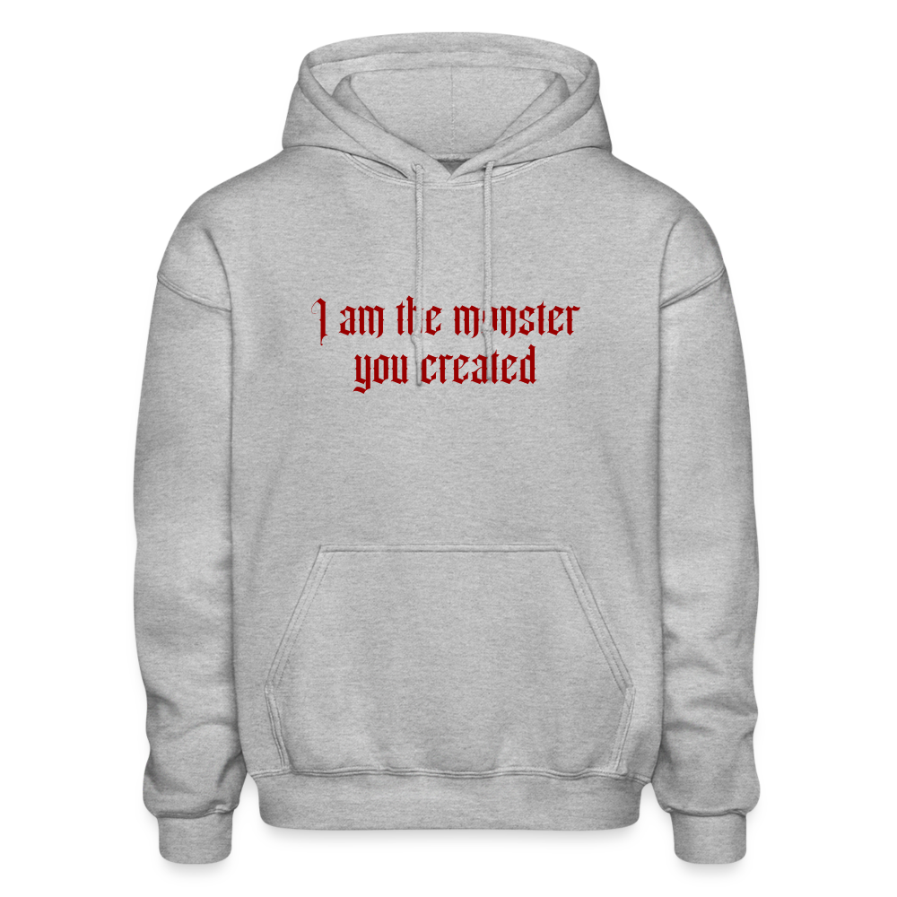 I am the monster... Unisex Hoodie - heather gray
