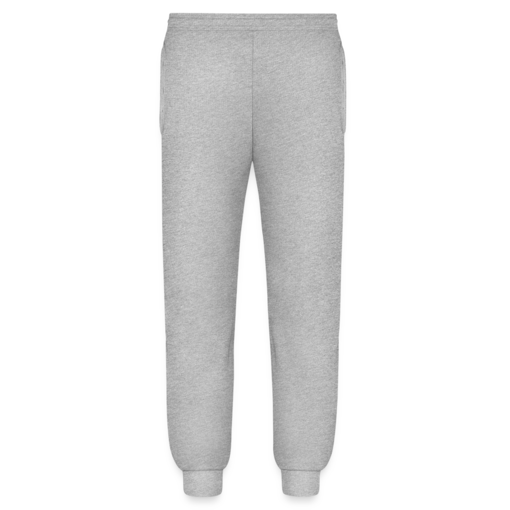 Unisex Joggers - Red Logo - heather gray