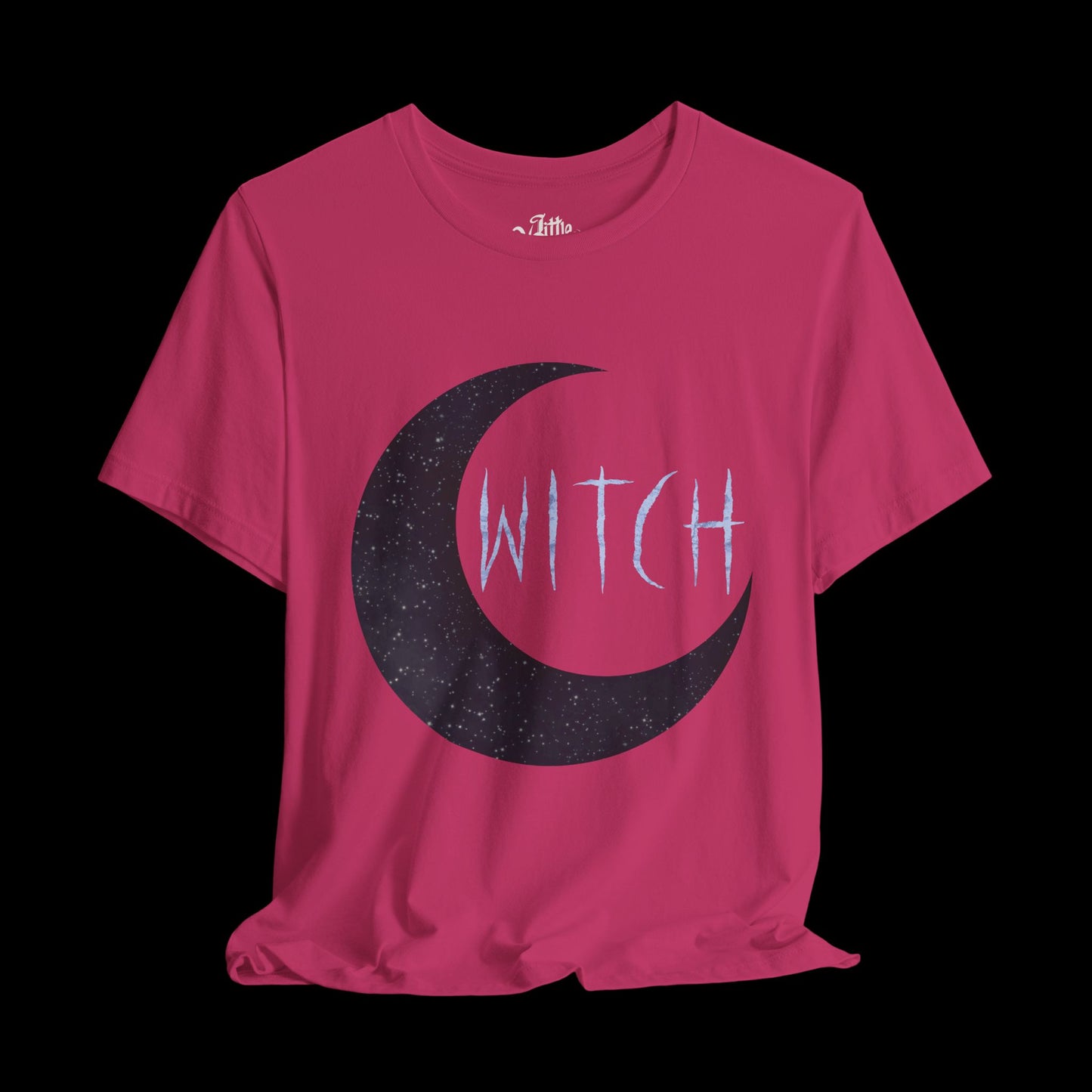 Witch (galaxy moon black/navy) Tee