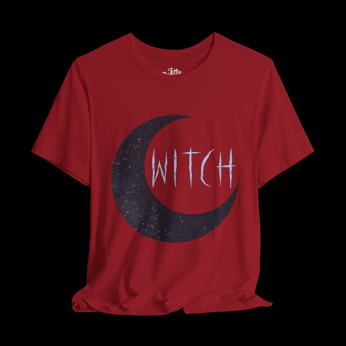 Witch (galaxy moon black/navy) Tee