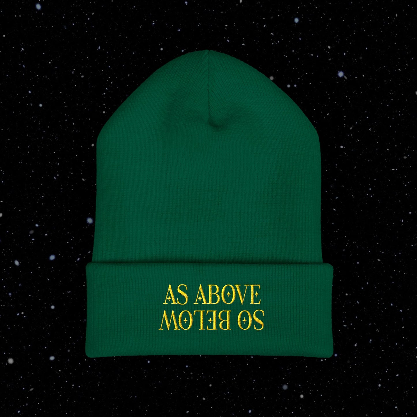 As Above, So Below Beanie (Embroidery)