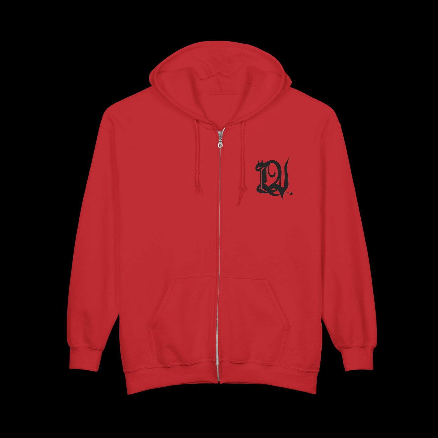 Little Villains (lrg back) Unisex Full Zip Hoodie