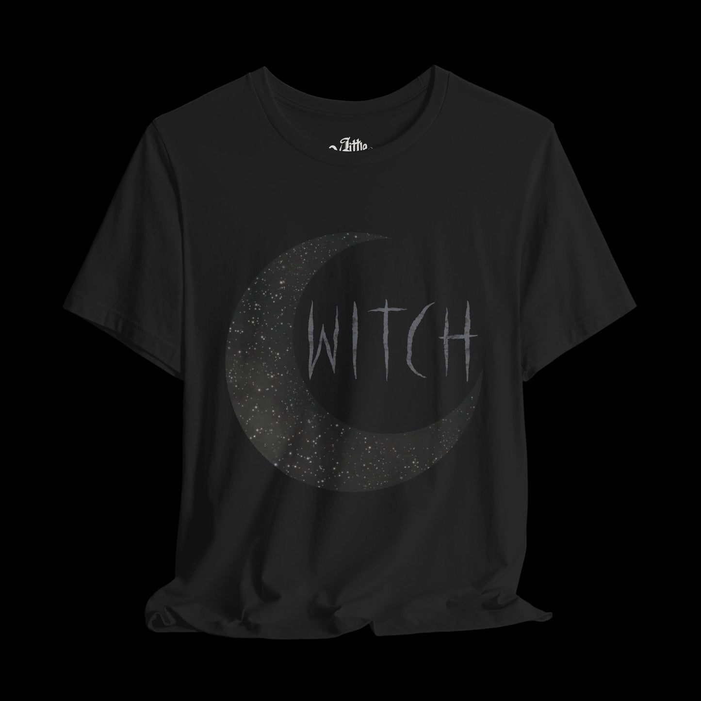 Witch (galaxy moon black/navy) Tee