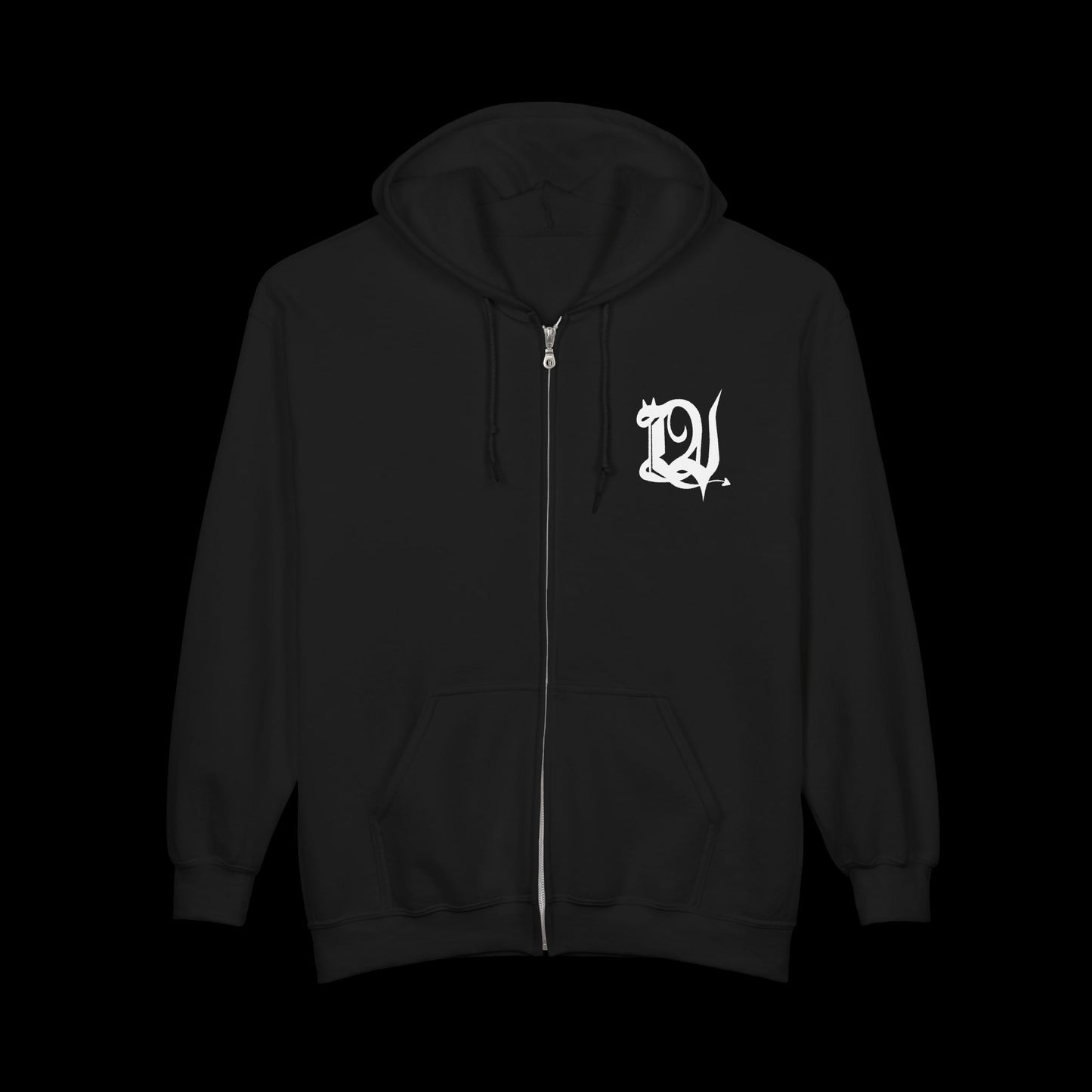 Little Villains (lrg back) Unisex Full Zip Hoodie