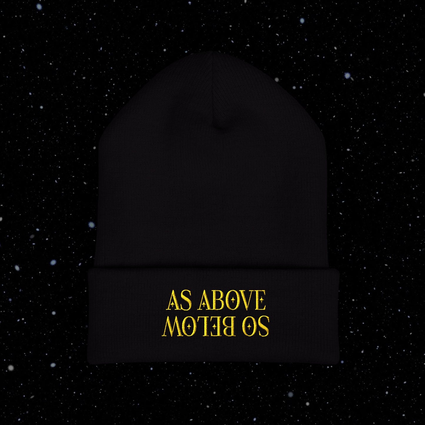 As Above, So Below Beanie (Embroidery)