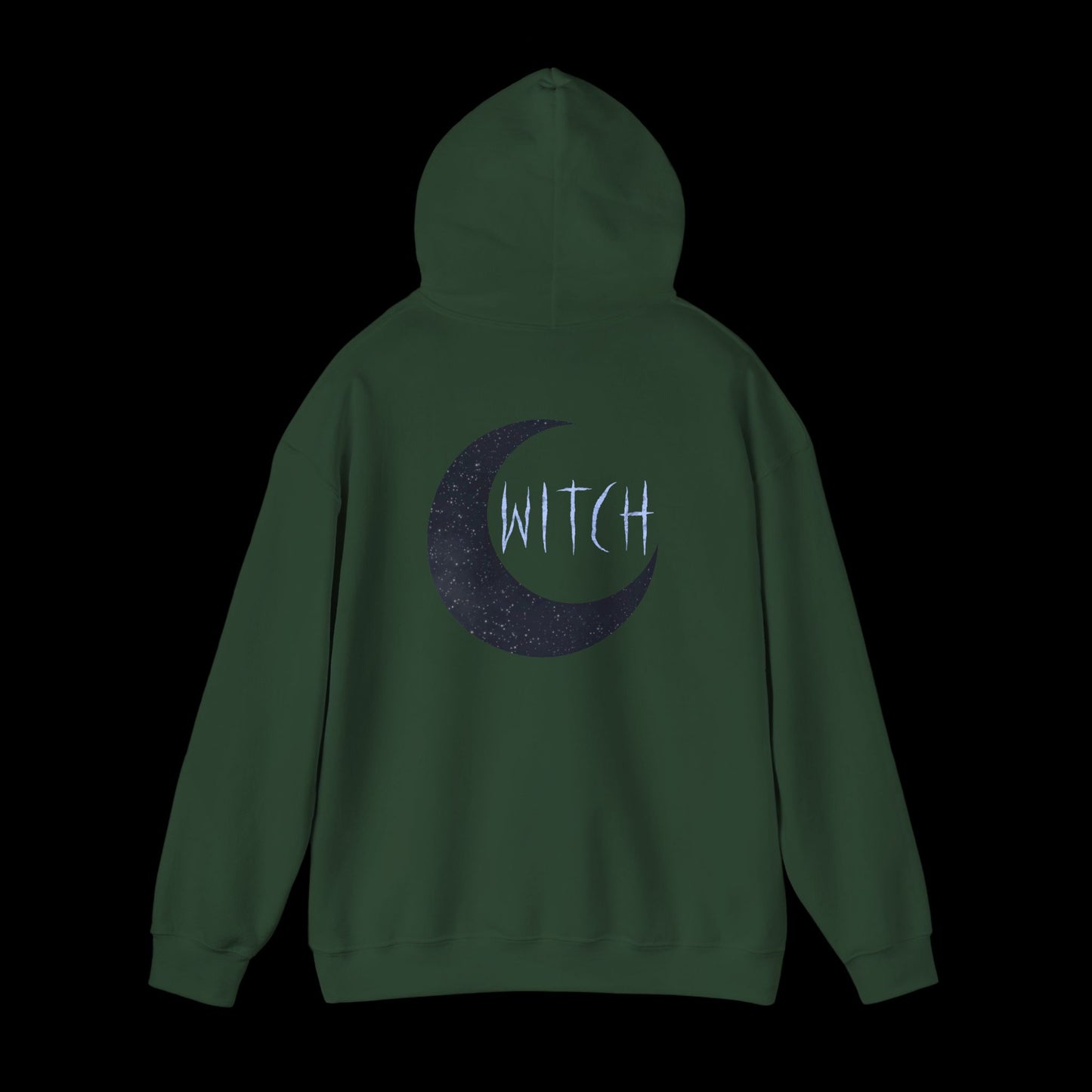 Witch (galaxy moon - navy) Hoodie