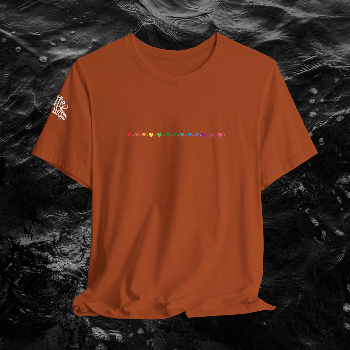 Rainbow Heart Unisex Tee