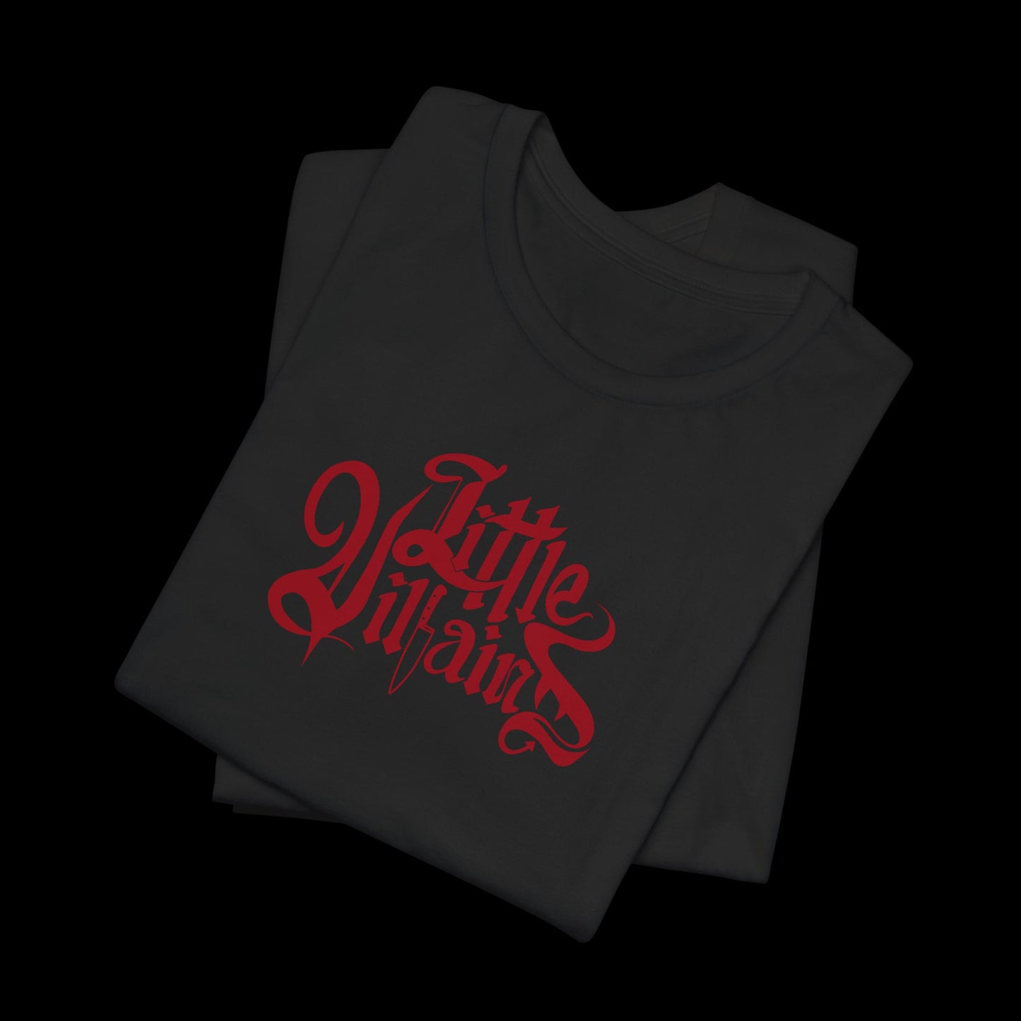 Red Little Villains Logo Unisex Tee