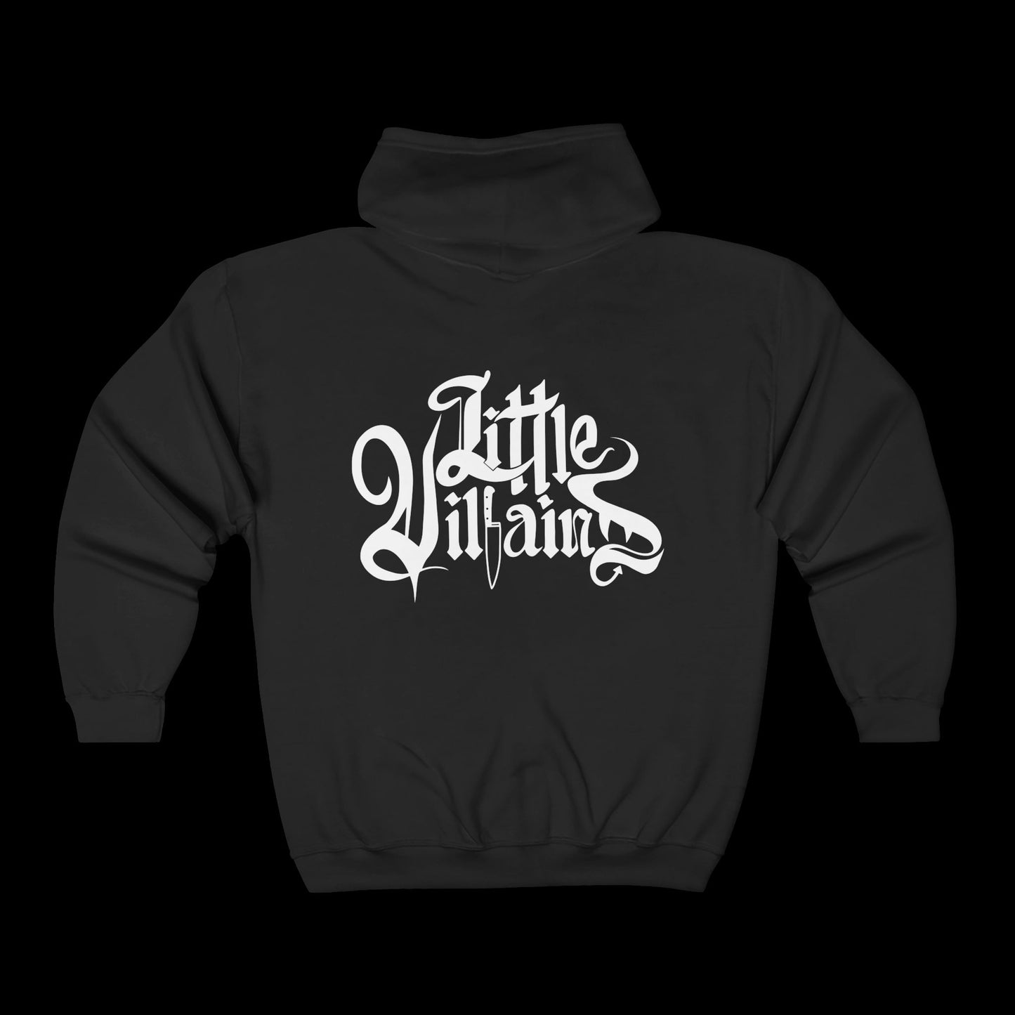 Little Villains (lrg back) Unisex Full Zip Hoodie