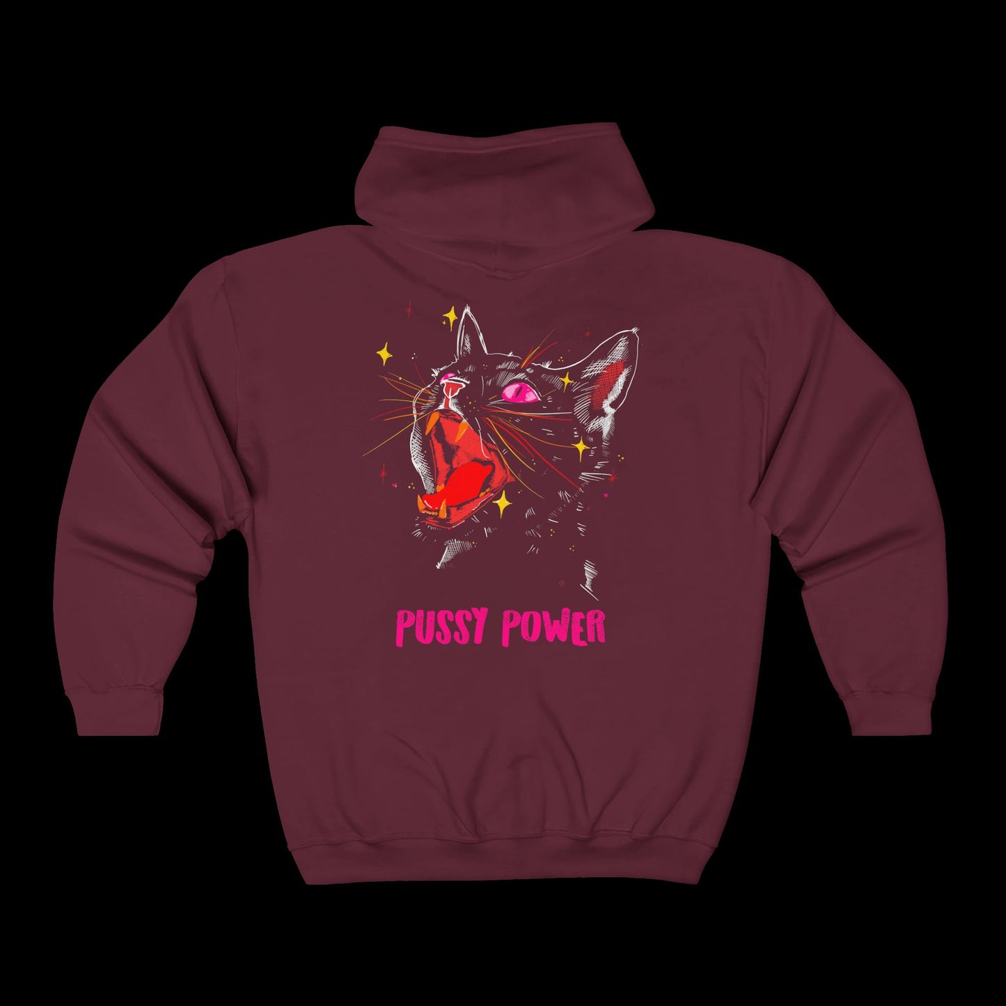 Pussy Power Unisex Full Zip Hoodie