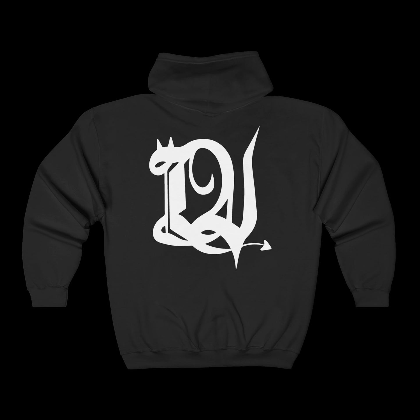 Little Villains (lrg LV back) Unisex Full Zip Hoodie