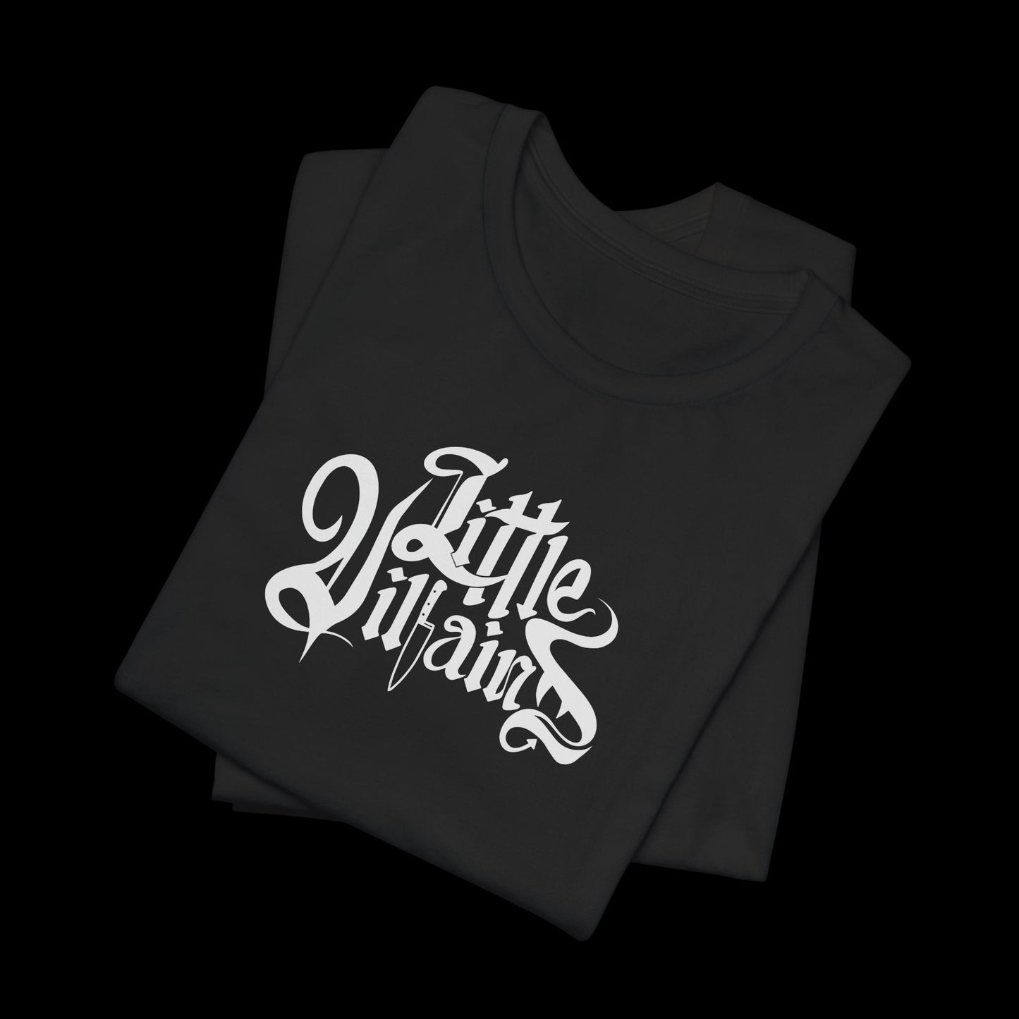 White Little Villains Logo Unisex Tee