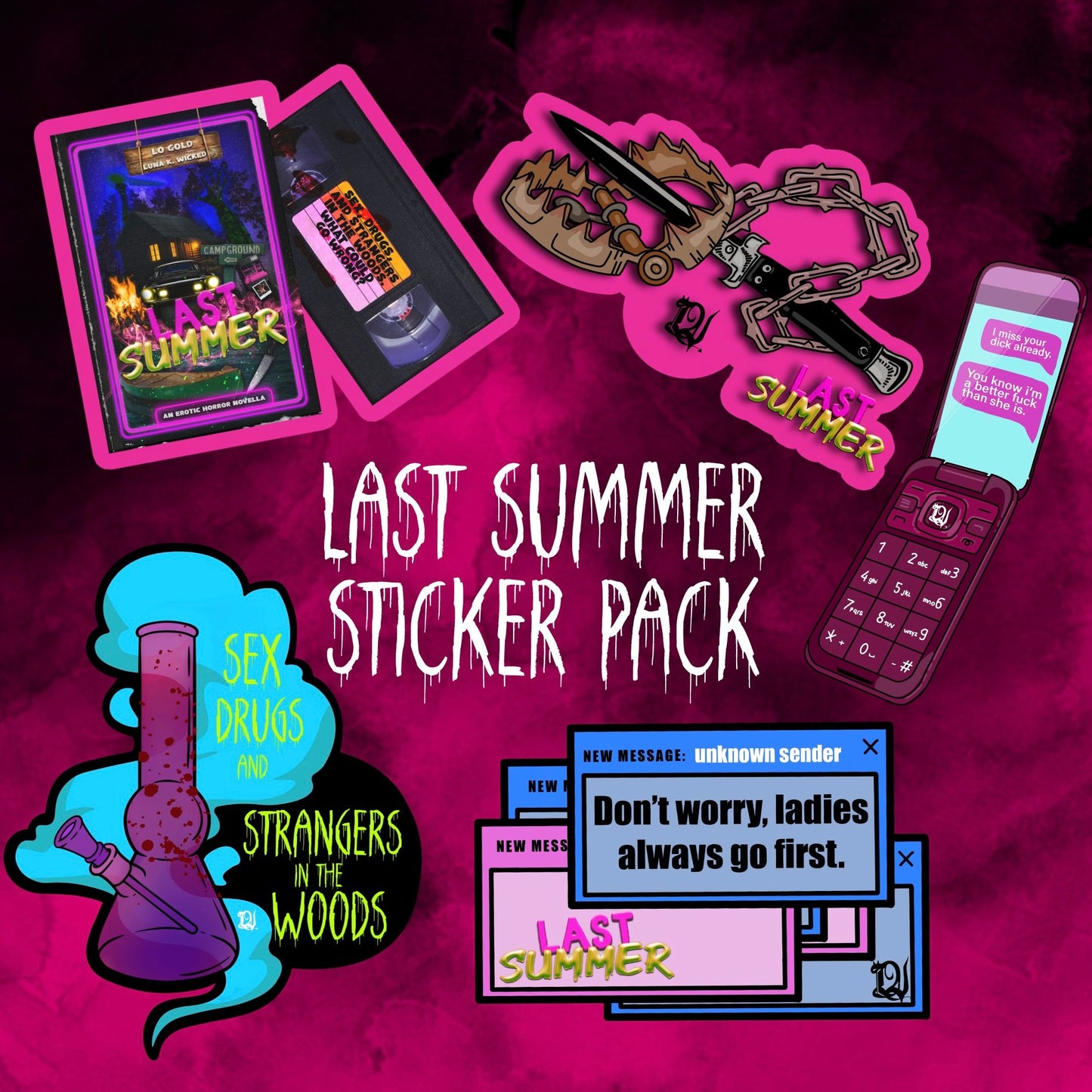 LAST SUMMER STICKER PACK *VIP*