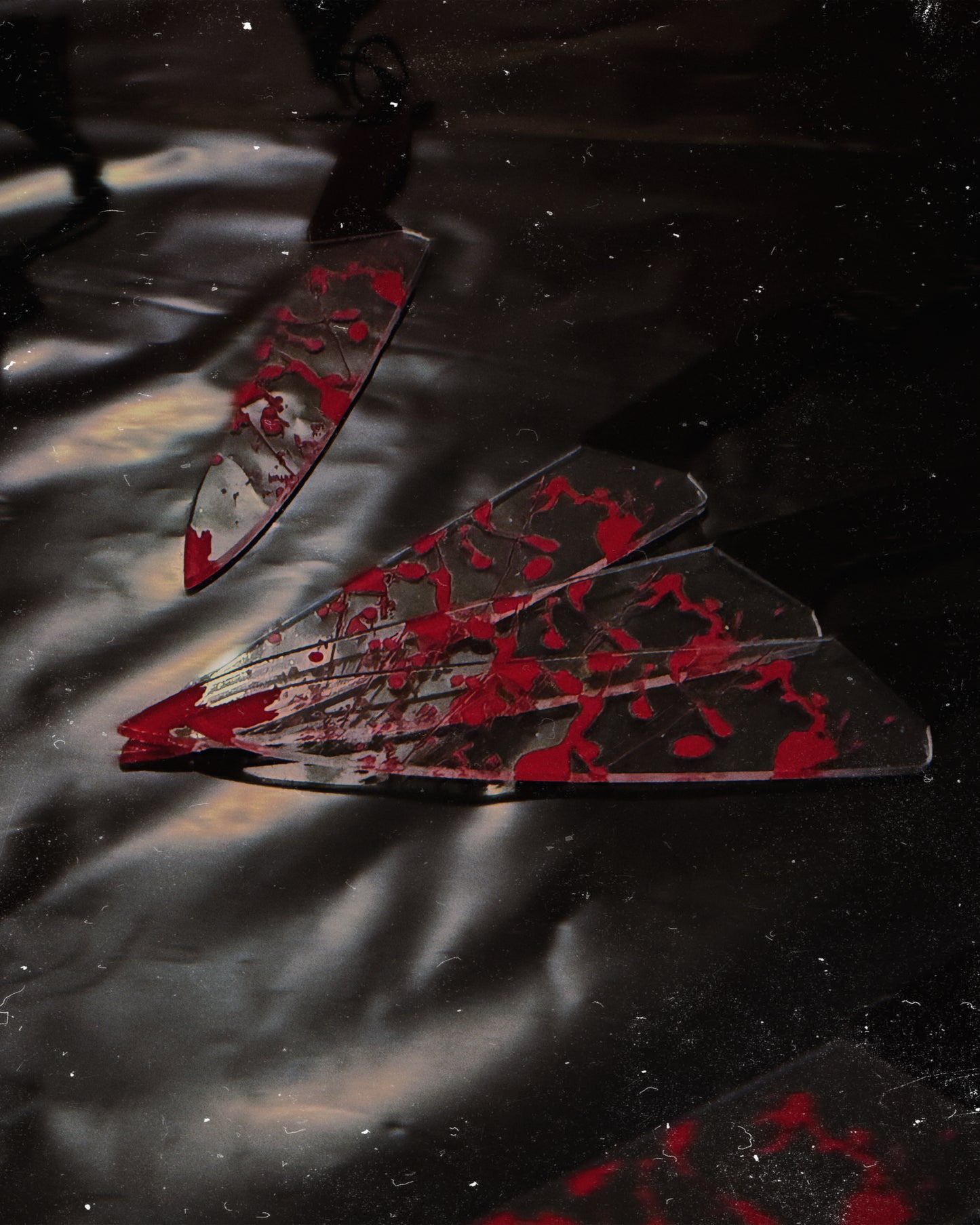 Blood Splatter Knife Bookmark