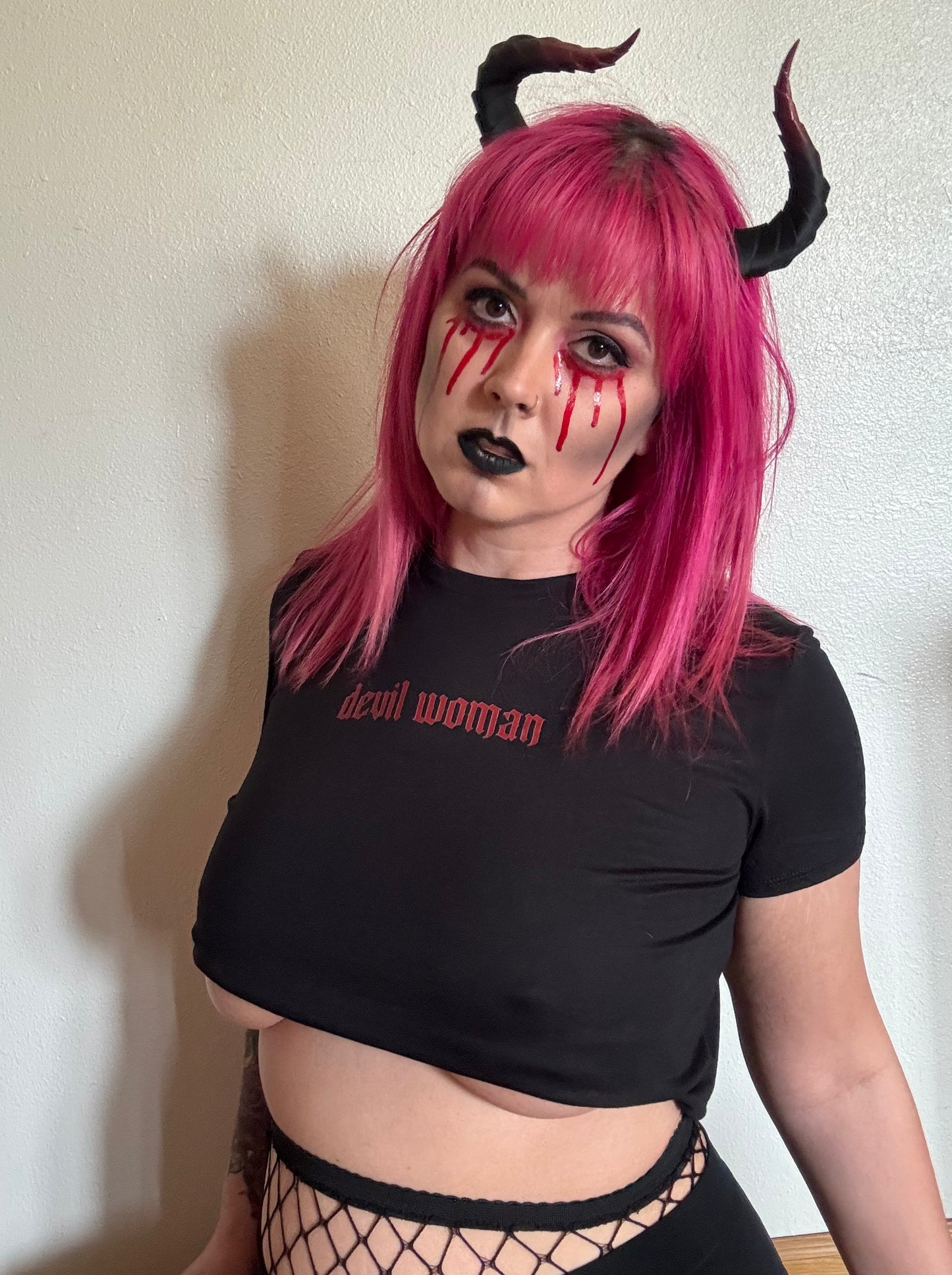 Devil Woman Cropped Top