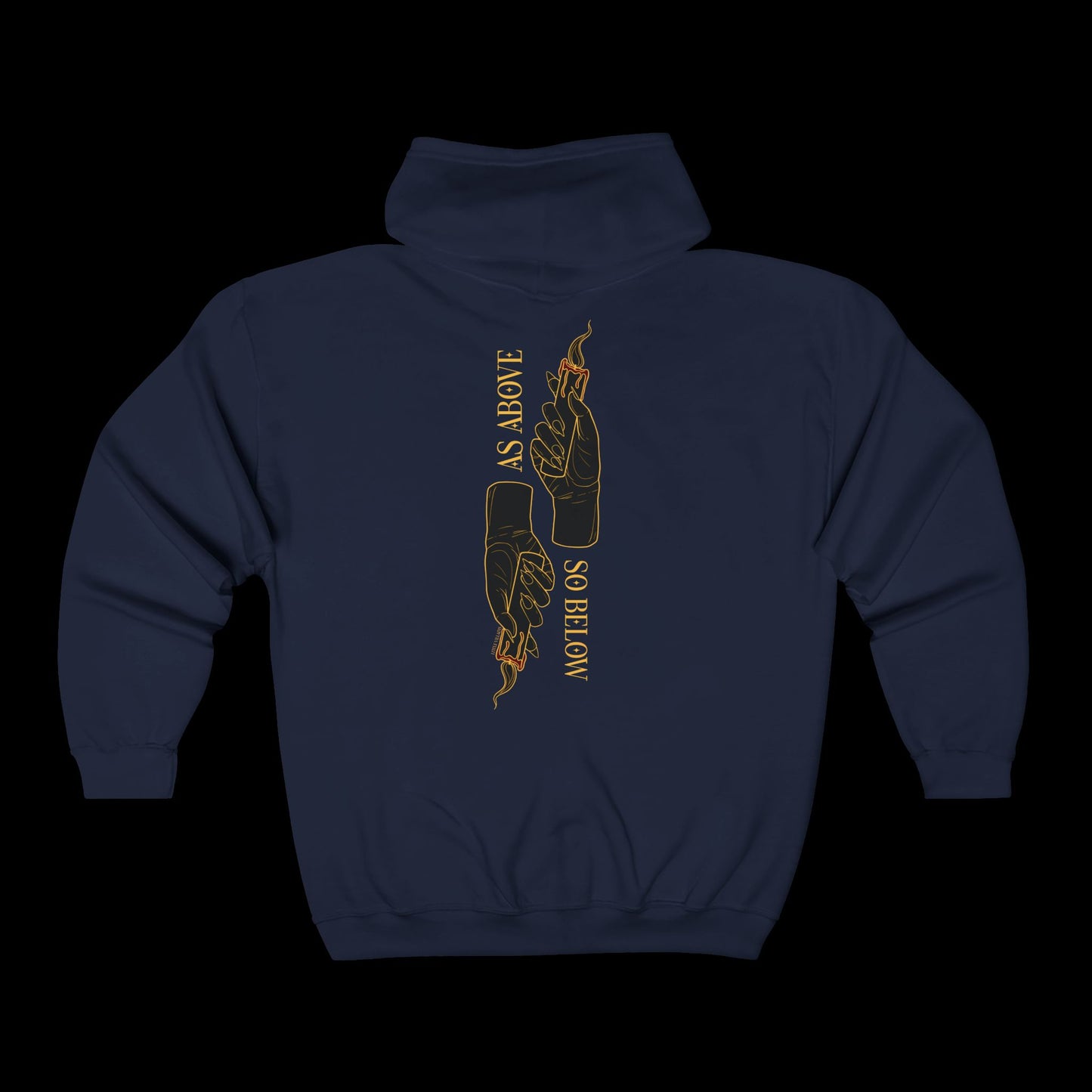 As Above, So Below Unisex Full Zip Hoodie