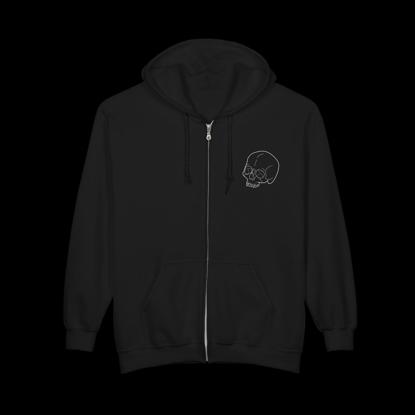 Skulls ‘n Roses Unisex Full Zip Hoodie