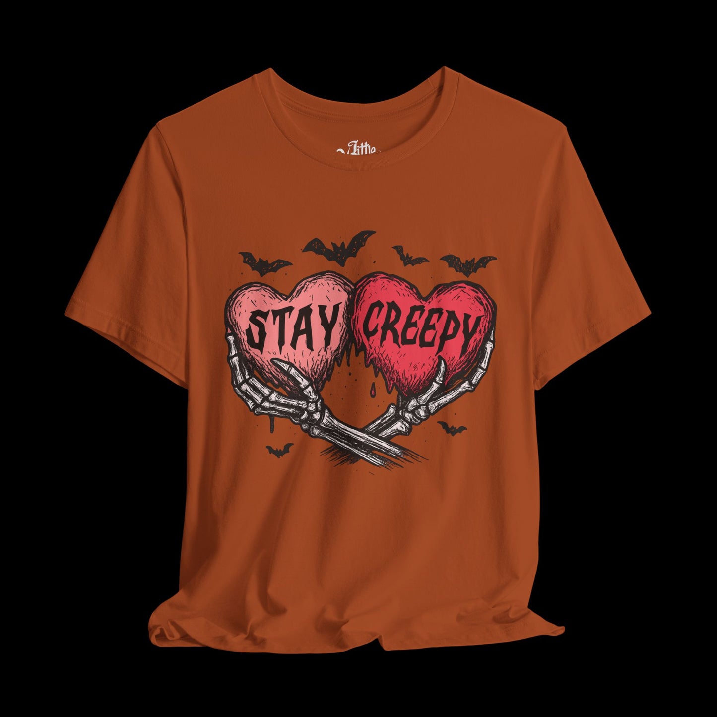 Stay Creepy Hearts (front) Tee