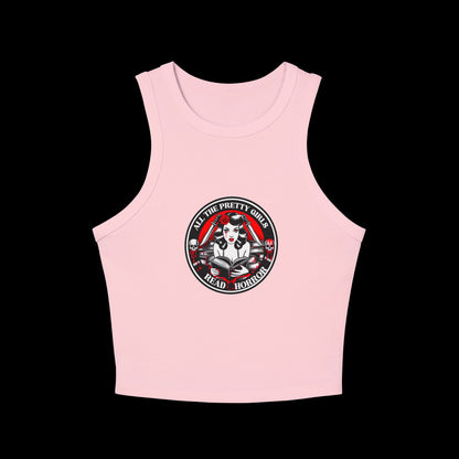 Pretty Girls Read Horror Women's Tank Top
