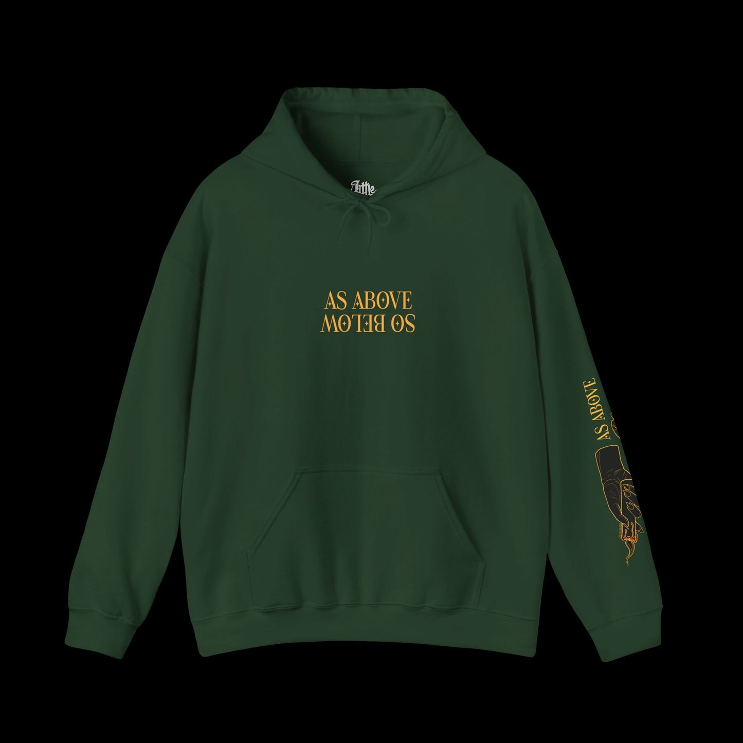 As Above, So Below (sleeve design) Hoodie