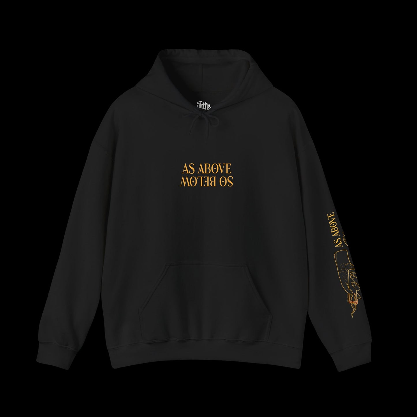As Above, So Below (sleeve design) Hoodie