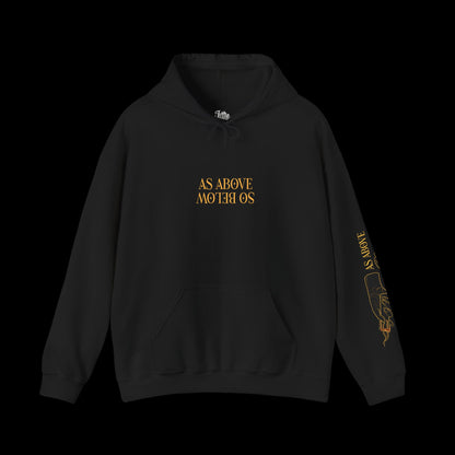 As Above, So Below (sleeve design) Hoodie
