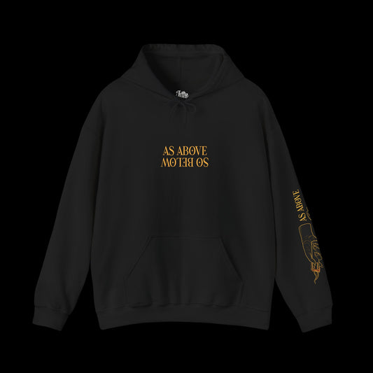 As Above, So Below (sleeve design) Hoodie