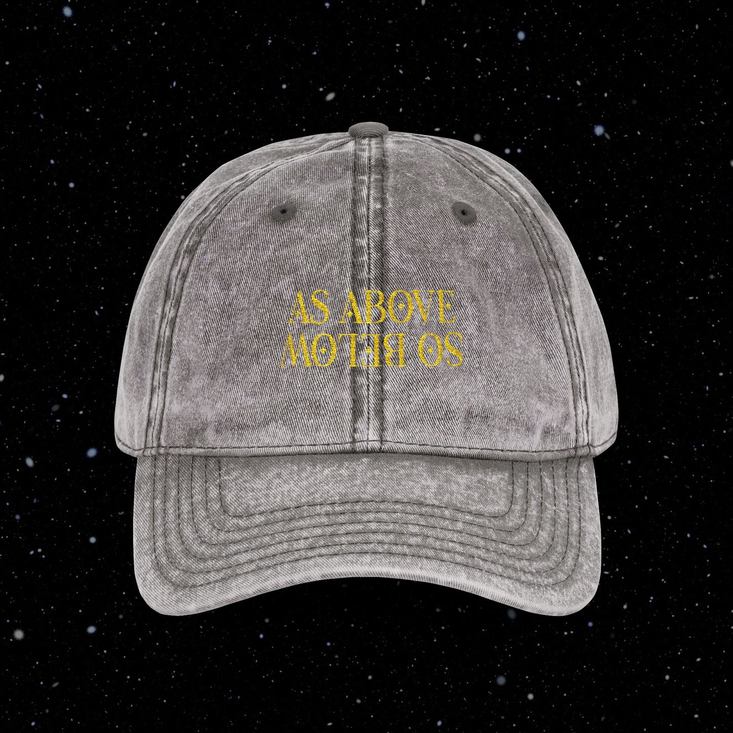 As Above, So Below Vintage Cap (Embroidery)