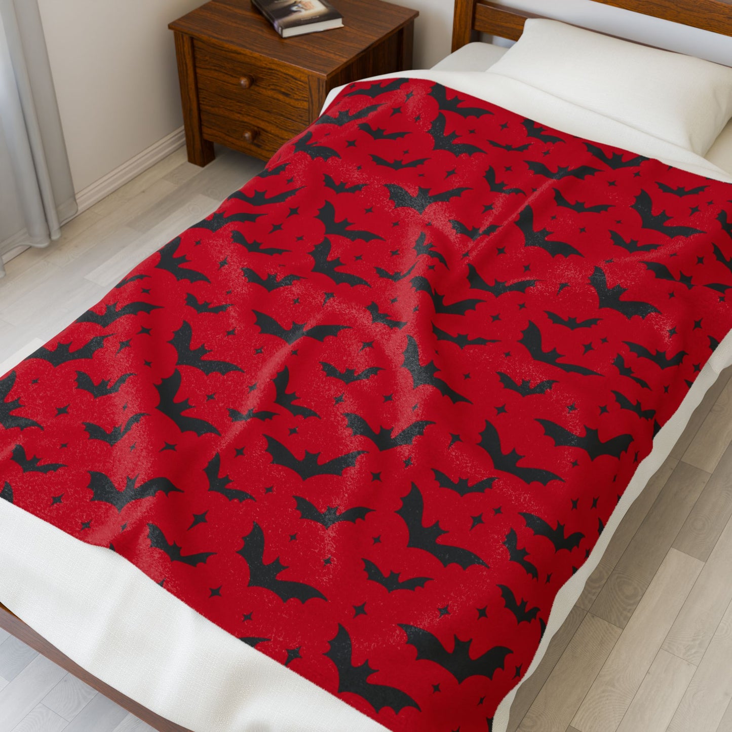 BATS Velveteen Plush Blanket