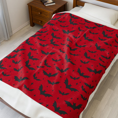 BATS Velveteen Plush Blanket