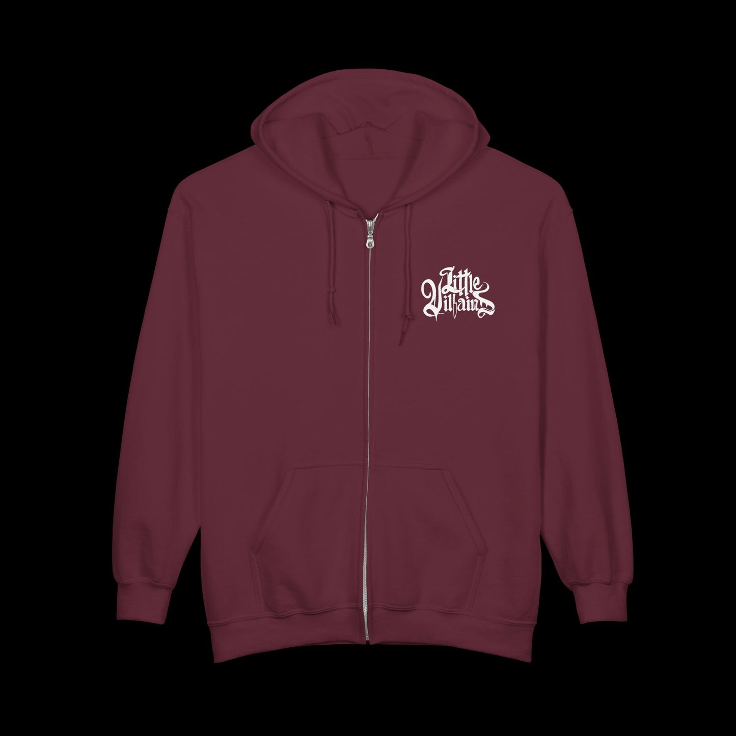 Little Villains (lrg LV back) Unisex Full Zip Hoodie