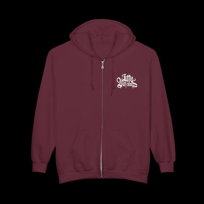 Little Villains (lrg LV back) Unisex Full Zip Hoodie