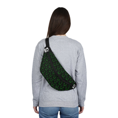 Green Mask (pattern) Large Fanny Pack