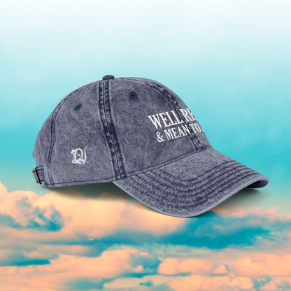 Mean To Men Vintage Cap