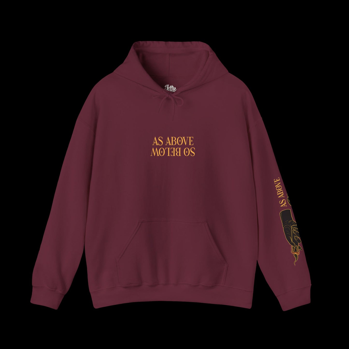 As Above, So Below (sleeve design) Hoodie