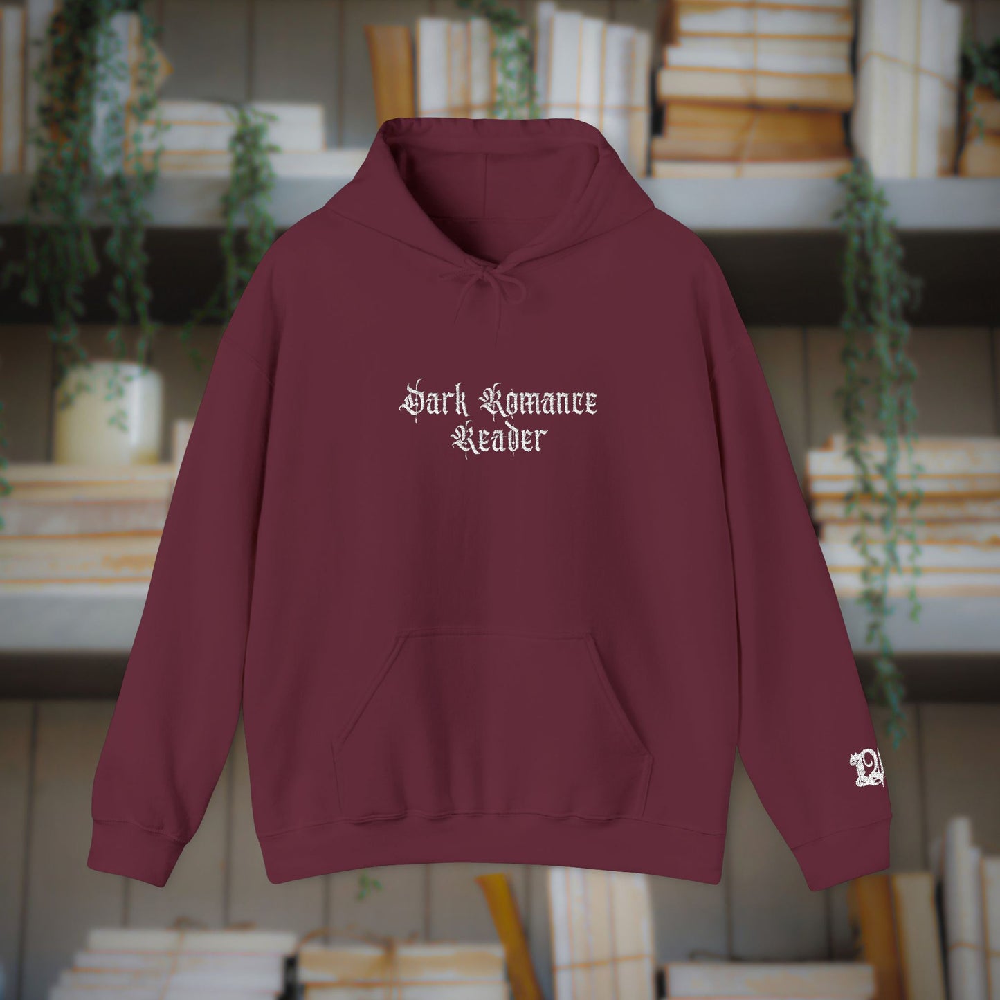 Dark Romance Reader Embroidered Hoodie