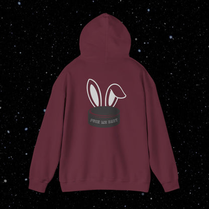 PUCK BUNNY (puck on back) Unisex Hoodie