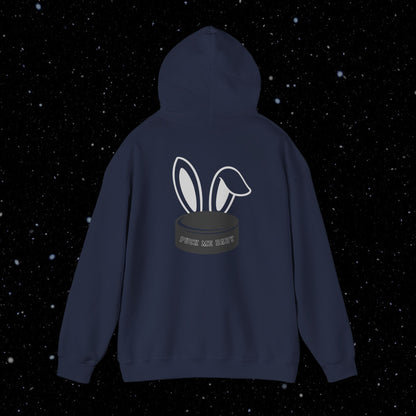 PUCK BUNNY (puck on back) Unisex Hoodie