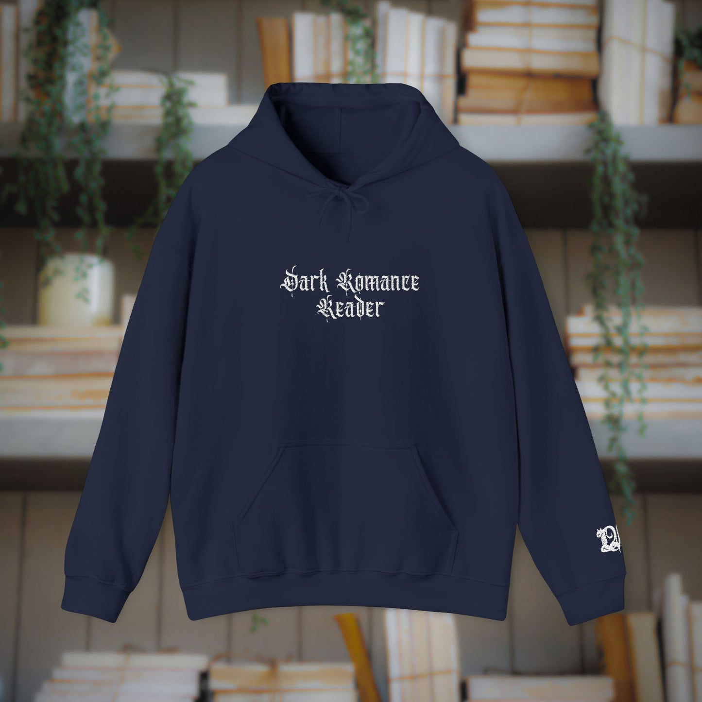 Dark Romance Reader Embroidered Hoodie