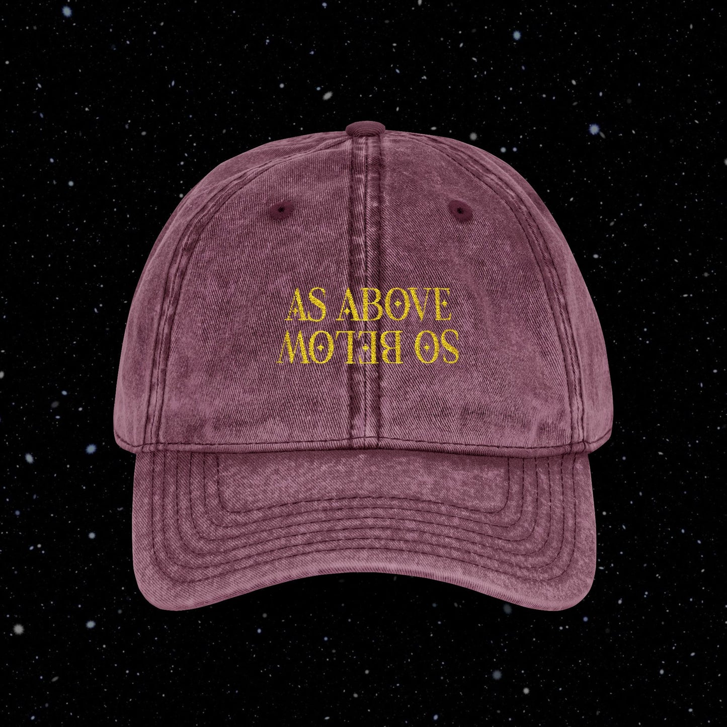 As Above, So Below Vintage Cap (Embroidery)